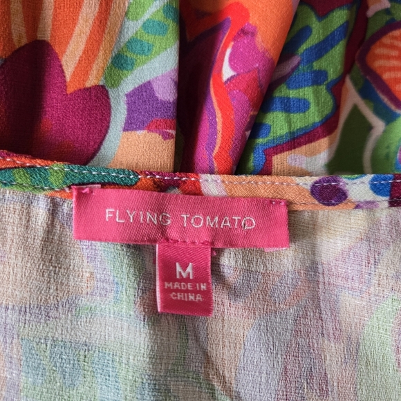 Flying Tomato Wrap Mini Dress Size M - Picture 8 of 10